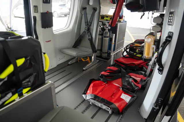 Mittlerweile werden 24 Stützpunkte betrieben – darunter vier saisonale Basen und einen Intensivtransporthubschrauber. | Foto: Sade Jerabek/MeinBezirk