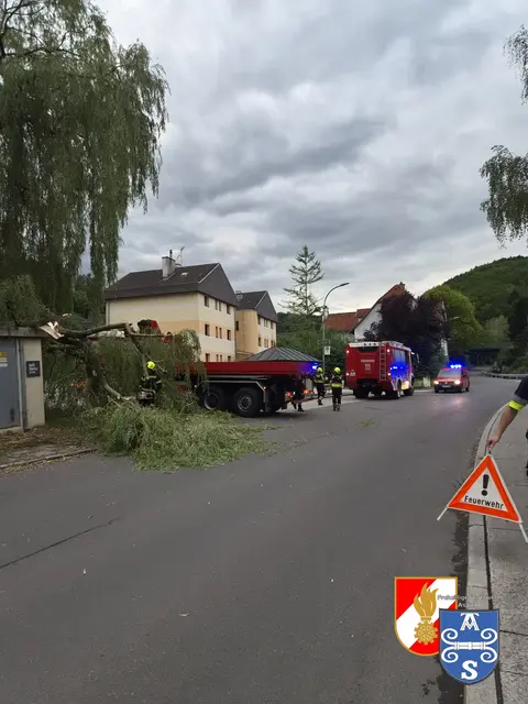 Unwettereinsatz. | Foto: Freiwillige Feuerwehr Aspang