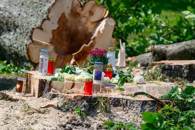 Zum Gedenken wurden Kerzen aufgestellt. | Foto: Fotokerschi/Werner Kerschbaummayr