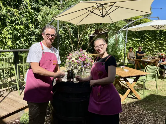 Angelina Unterberger und Günter Kerschbaumer sind die neuen Gastgeber am Hauptplatz im Stadtheurigen "Kuddelmuddel zur Sprudl Trutl" in Leibnitz.