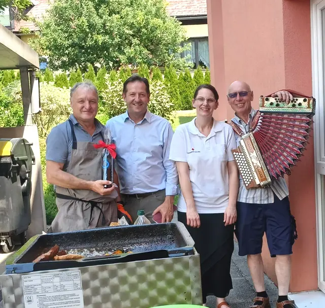 Grillfest im Betreuten Wohnen Roßleithen. | Foto: Pawluk