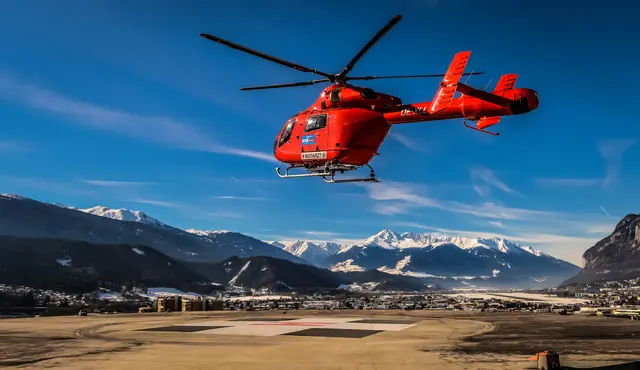 Per Heli in die Klinik (Symbolfoto). | Foto: Zeitungsfoto.at / Symbolbild