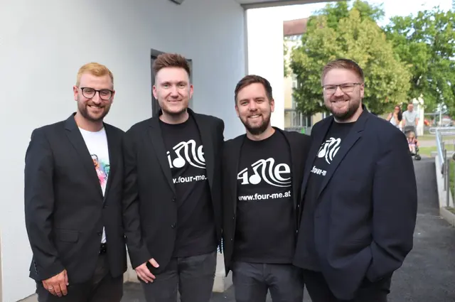 4ME eröffnete musikalisch den Pfarrsaal, der künftig für vielfältige kirchliche und kulturelle Veranstaltungen zur Verfügung stehen wird.  | Foto: Edith Ertl