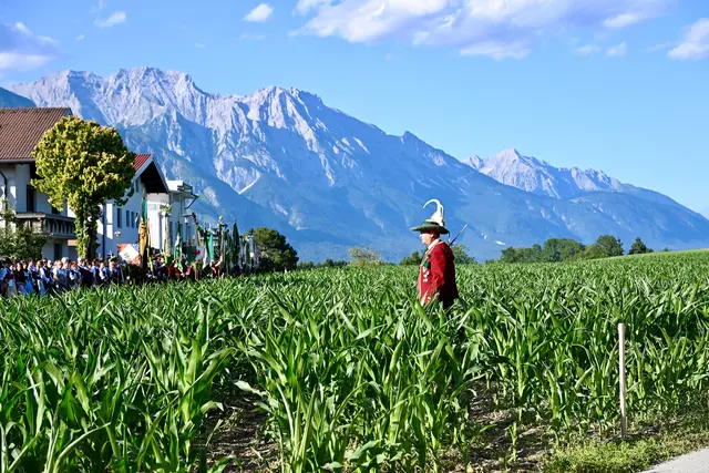 Wenn ein Türggenacker den Platz begrenzt, muss ein guter Hauptmann zu ungewöhnlichen Mitteln greifen. | Foto: Hassl