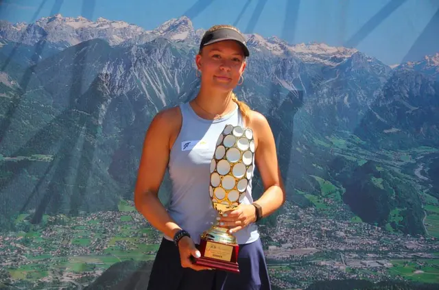 Lea Haider-Maurer feierte beim Tennis-Juniorenturnier in Bluden den Sieg im Einzel und Doppel. | Foto: Haider-Maurer
