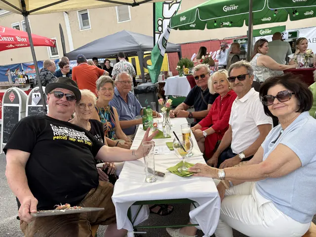 Beim 11. Bier- und Kulinarikfest Perg am 4. Juli – Perger mit Gästen aus Schrobenhausen | Foto: MeinBezirk Perg/Köck