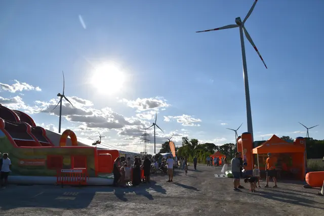 Eröffnungsfest des Windparks. | Foto: Mirjam Preineder
