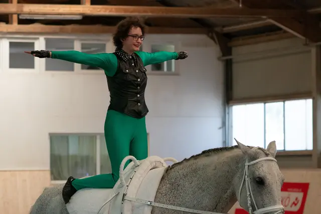 Die "Wunderkinder" traten in den Disziplinen Dressur, Geschicklichkeitsreiten, Team-Staffel und Voltigieren an.  | Foto: Anton Wildberger