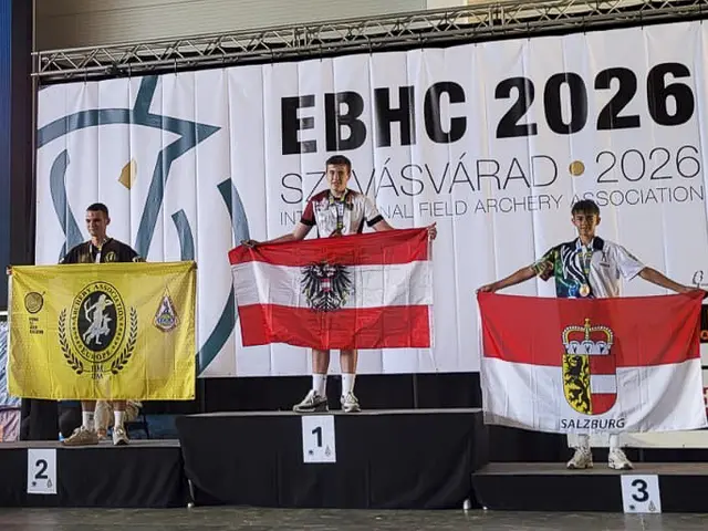 v.l. Phillip Funk (AAE Europe), David Vollmeier und Jonas Putz aus Österreich