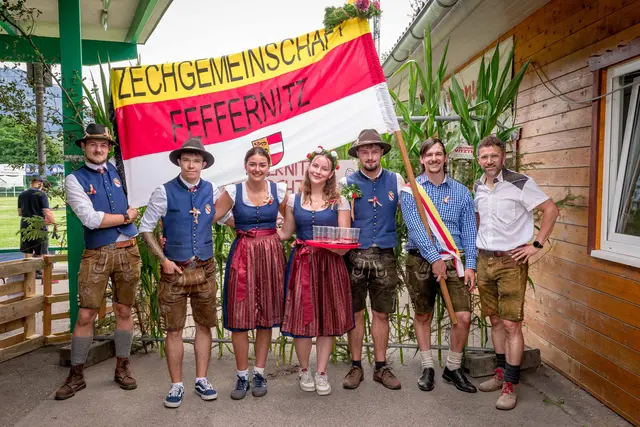 Zwei Tage lang wurde in Feffernitz gefeiert: Die Zechgemeinschaft Feffernitz lud zum Kirchtag.