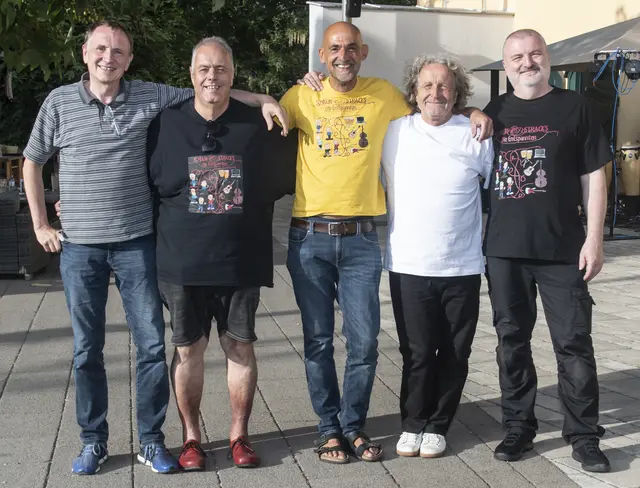 "Kuvi Huber",  "Roger" Rohorzka, Roman Wieser,  "Friedl" Zach,  Wolfgang Maresch-Zencica | Foto: Gerhard Maly