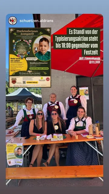 Ein Fotodollage, die die großartige Aktion der Marketenderinnen auf den Punkt bringt. | Foto: Hassl