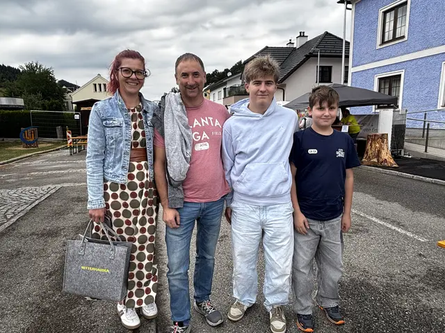 Brigitte, Johannes, Philipp und Sebastian Ertl aus Schärding. | Foto: Dietl-Schuller