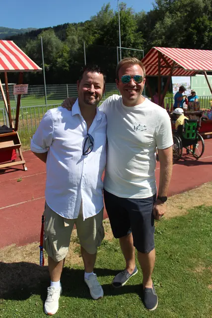 GR Nicolaus Niedrist und GR Florian Staudinger