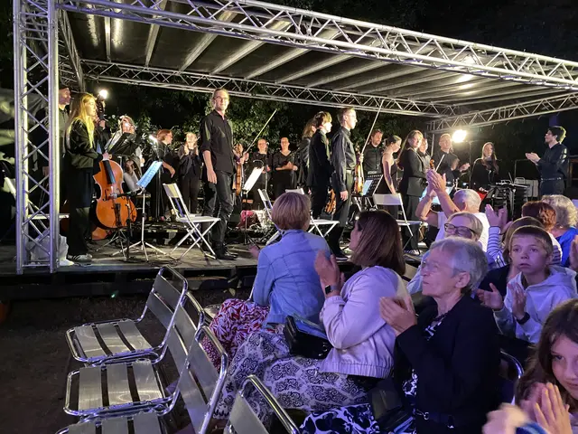 Zusammenarbeit mit den regionalen Musikschulen: Das Musical-Orchester unter Leitung von Justin Kodnar | Foto: Gesa Buzanich