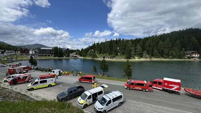 Großeinsatz am Turracher See.