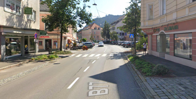 In diesem Bereich in Judenburg passierte der Unfall.