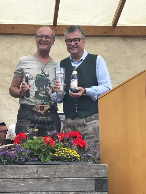Andreas Ertl und Bürgermeister Josef Forster | Foto: Dietl-Schuller