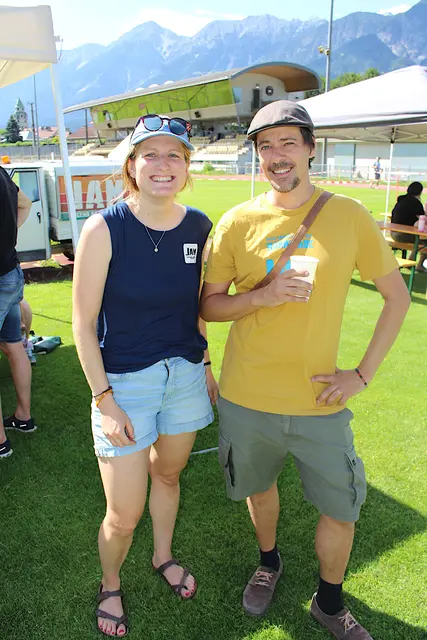 Lea und Stefan von JAM (mobile Jugendarbeit)