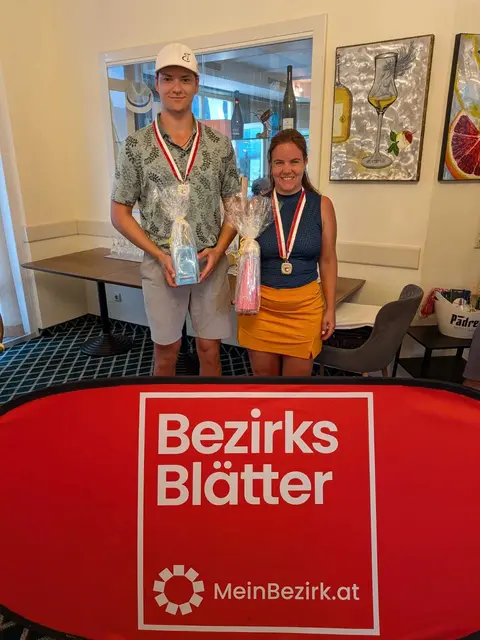 Salzburger Ranglisten Gewinner: Vincent Voithofer (Zell am See) und Simone Schwab (GC Mittersill)  | Foto: Salzburger Golfverband