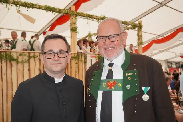 Pfarrer Fritz Kerschbaumer und Diakon Leo Hinterlechner | Foto: Kainz