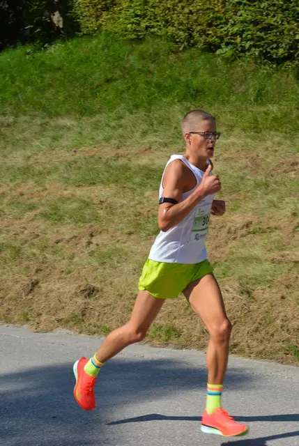 Markus Schreiner als Tagessieger 2025 und  Vereinsmeister des Sportverein Mühlbach 2025. | Foto: SV Mühlbach