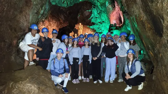 Die MS Fohnsdorf war im Bergwerk unterwegs.