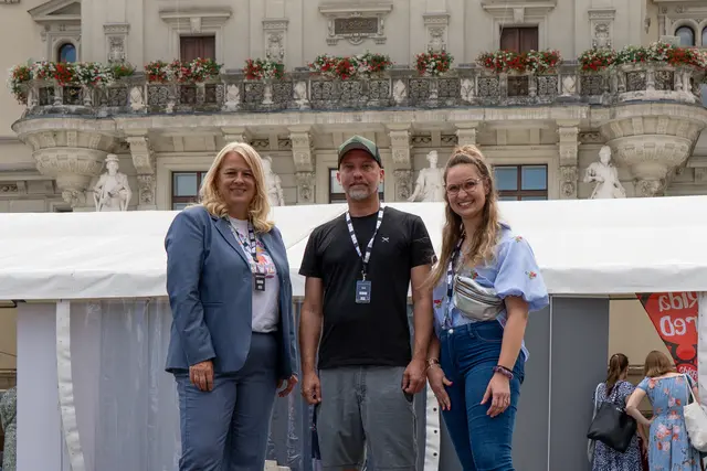 Inklusion im Fokus: Claudia Unger, Robert Hakel und Bernadette de Roja (v. l.)