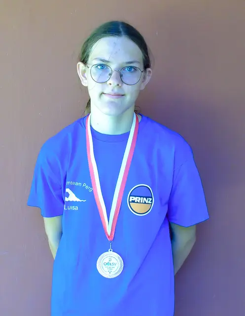 Luisa Plaim schwamm zu einer Bronzemedaille. | Foto: Josef Diwold