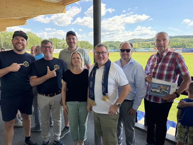 Geschäftsführender Gemeinderat Philipp Rath, Bürgermeister Peter Grafender, Patrick Reithner, Karin Hausenbichl, Geschäftsführender Gemeinderat Christian Hausenbichl, Gemeinderat Karl Zimmerl, Johannes Kamleithner (v.l.).
 | Foto: Philipp Rath