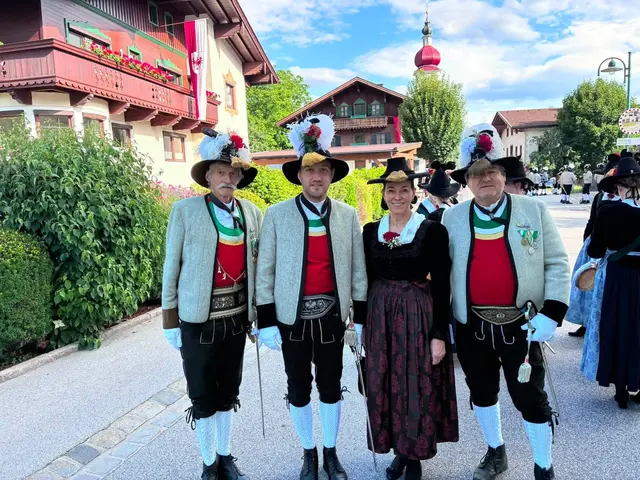 Das Bataillonstreffen der Schützen in Ried war ein Fest im Sinne der Tradition.  | Foto: privat