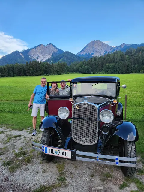 Der Ford Model A wurde 1930 in Detroit gebaut und ist heute noch voll fahrbereit. | Foto: Hannes Schmid