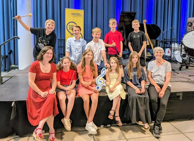 Die jungen Kompositionstalente der RegionalMusikschule Wolkersdorf. | Foto: Musikschule
