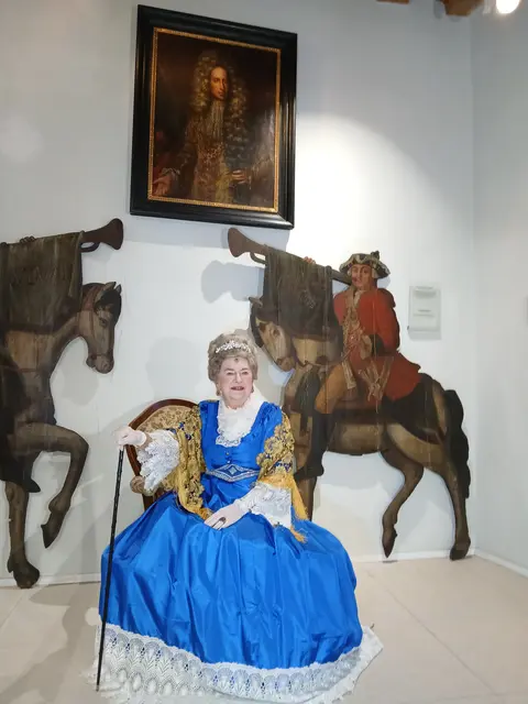 Kaiserin Maria Theresia, dargestellt von einem Mitglied des Musealvereins Gmunden. | Foto: Stadtgemeinde Gmunden