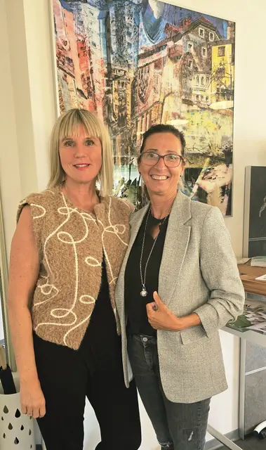 Projektleiterin Mirjam Mitterhofer und Bürgermeisterin Evi Huber | Foto: G. Köhler