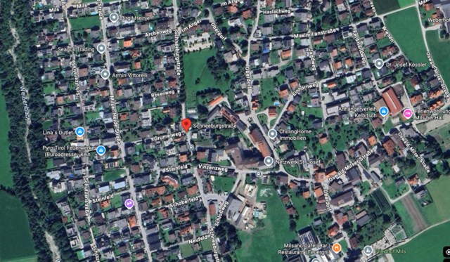 Bauarbeiten in der Schneeburgstraße sorgen für eine temporäre Sperre des Abschnitts nördlich des Grumelwegs. | Foto: Google Maps