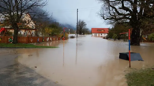 Rattendorf unter Wasser beim letzten Hochwasser 2018 | Foto: Bfkdo Hermagor