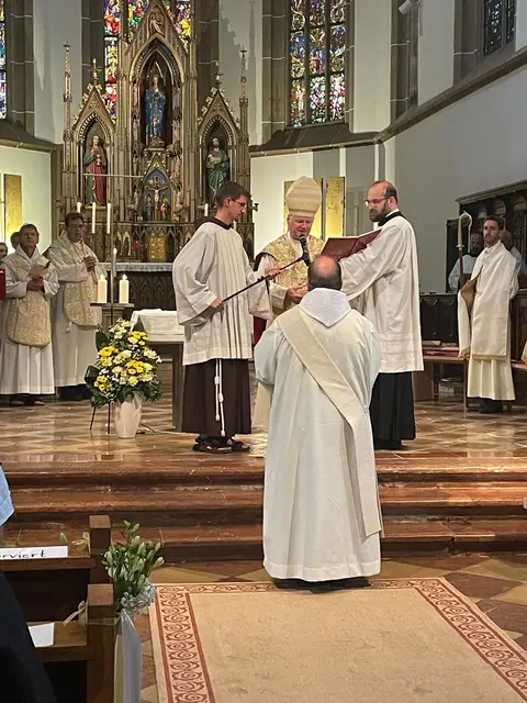 Der aus Marchtrenk (WL) stammenden und in Hall in Tirol wirkenden Franziskaner Adam Bergmann wurde zum Priester geweiht. | Foto: OFM Austria / Christoph Bergmann