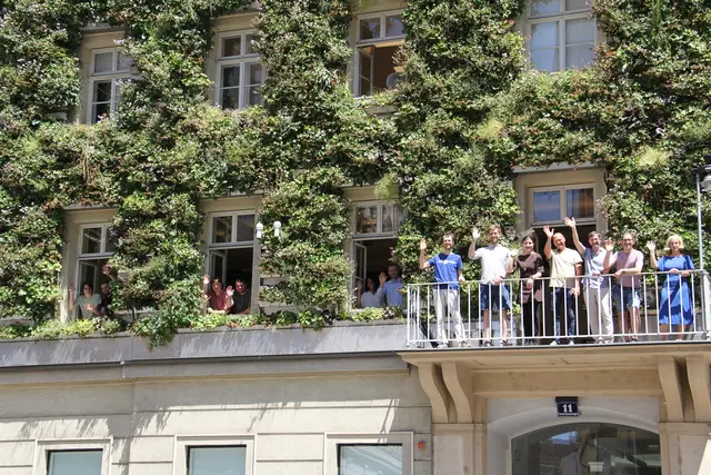 An der Fassade der Favoritenstraße 9 - 11 wuchert es.  | Foto: TU Wien