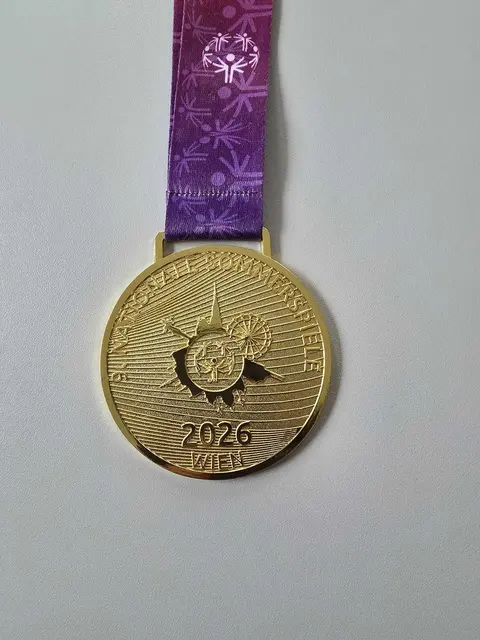 So glänzen die Goldmedaillen, die heuer bei den Special Olympics in Wien gewonnen wurden. | Foto: Schwimm-Team Therme Amadé 