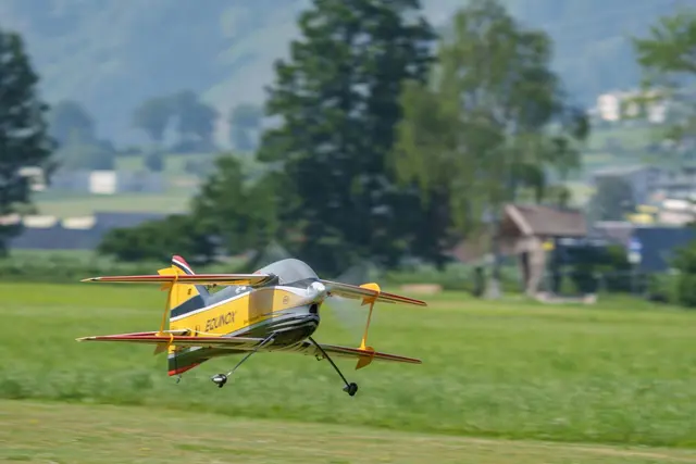 Das Flugzeug von Gernot Bruckmann.  | Foto: Mader