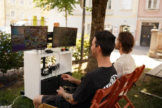 Super Smash Bros. in der Game-Area | Foto: Ali Abdel Aziz