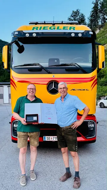 Eduard Riegler (li.) und Rudolf Riegler.  | Foto: Riegler