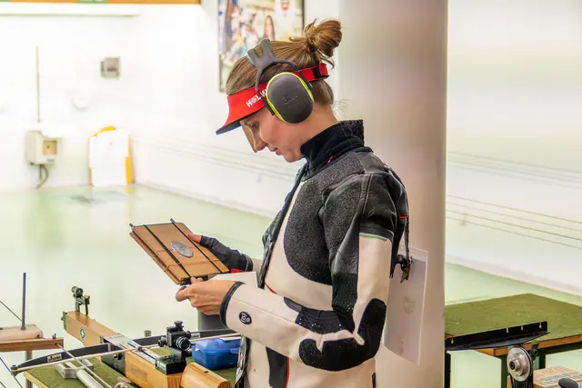 Bei den Frauen bewies Doris Petermair vom Schützenverein Perg eiserne Nerven und holte sich den Österreichischen Meistertitel.  | Foto: Gregor Reiter