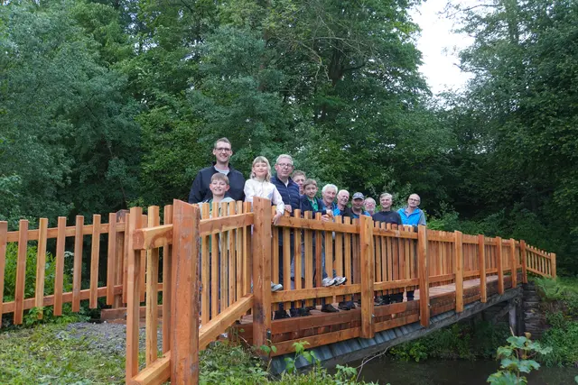 Dank des engagierten Einsatzes der Ortsbevölkerung von Brühl präsentiert sich die Brücke in neuem Glanz. | Foto: Stadtgemeinde Weitra