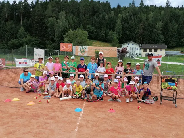 Tennisplatz statt Klassenzimmer: Eine willkommene Auszeit in der letzten Schulwoche. | Foto: VS St. Ulrich
