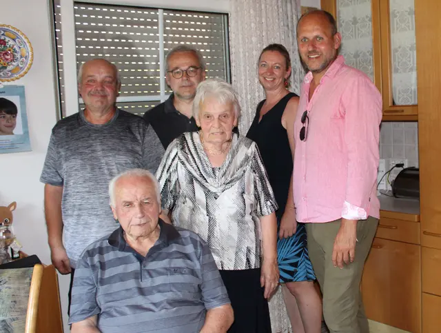 Hans und Helene Dollmann feierten ihre Diamantene Hochzeit. | Foto: Gemeinde Rechnitz