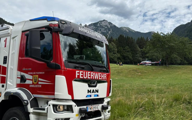 Waldbrandeinsatz im Bereich Hermsberg / Alplgraben | Foto: Freiwillige Feuerwehr Arnoldstein
