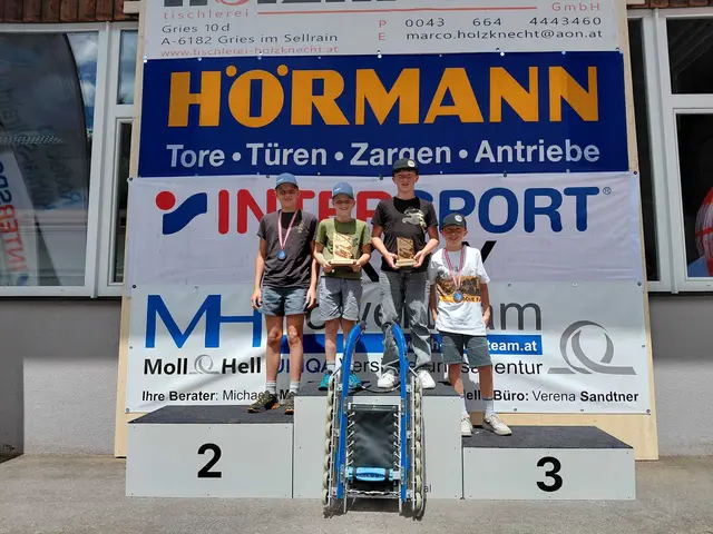Im Bild v.l.: Luis Nagele, Xaver Nagele, Raphael Allessandri und Emanuel Allessandri | Foto: Andreas Nagele