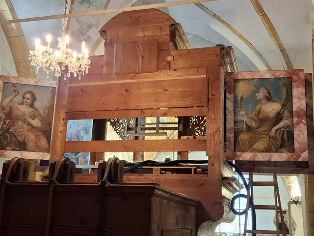 Die Chor-Orgel von Martin Knoller auf der S-Empore der Stiftskirche aus (ca.) dem Jahr 1685. Am Programm stand die Reinigung und Sanierung. | Foto: OVO